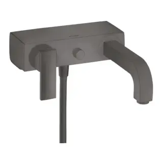 Axor Citterio Смеситель для ванны, настенный, цвет: шлифованный черный хром