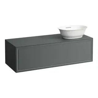 Laufen New Classic Тумба с раковиной, DX, 118х45х35см, 1 ящик, подвесная, цвет: серый