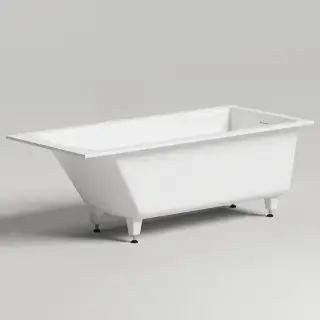 Salini Cascata KIT Ванна встраиваемая, с прямоугольной чашей, 170х75х60см, регулируемые ножки, донный клапан 