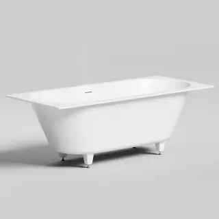 Salini Ornella Axis 180 Kit Встраиваемая ванна 180х80х60см, прямоугольная, материал: S-Sense, донный клапан 