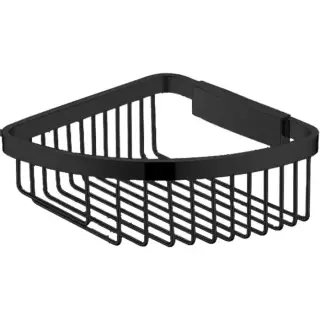 Colombo Angolari Полка для ванной 19х16x8см, угловая, цвет: черный матовый