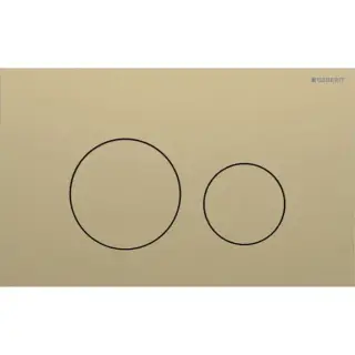 Geberit Sigma40 Клавиша для двойного смыва, круглая: Латунь