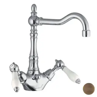 Carlo Frattini Herend Смеситель для раковины, цвет: бронза