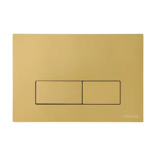 TECEspring S Панель смыва для унитаза, нерж. сталь, с покрытием против отпечатков пальцев, цвет: gold PVD