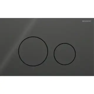 Geberit Sigma40 Клавиша для двойного смыва, круглая: Черный