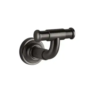 Gessi Venti20 Крючок двойной, цвет: Black Metal Brushed PVD