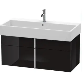 Duravit VA Тумба подвесная 98.4x43.1х44.1см., с раковиной, 1 выдв.ящик, цвет: черный