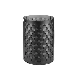 Colombo Adj Круглая корзина Dubai D40хH57см., напольная, цвет: черный/серый