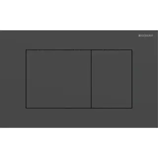 Geberit Sigma40 Клавиша для двойного смыва, квадратная: Черный матовый