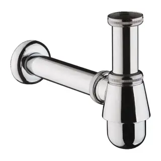 Hansgrohe Сифон-стакан для биде, 11/4’, в набор входят: трубка 95 мм,пристенная трубка, розетка d 64 мм, цвет: хром