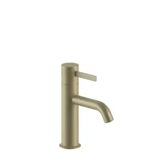 Fantini AF/21 Смеситель для раковины, 1 отв., излив: 126 мм, цвет: Matt British Gold PVD