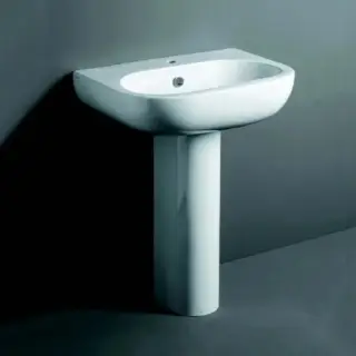 SIMAS E-LINE Раковина 65 см, 1 отв., цвет: белый