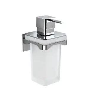 Colombo Forever Дозатор для жидкого мыла, подвесной, цвет: хром/матовое стекло