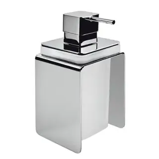Colombo Forever Дозатор для жидкого мыла, настольный, цвет: хром/матовое стекло
