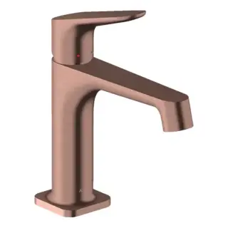 Axor Citterio M Смеситель для раковины 100, на 1 отв., с донным клапаном, цвет: шлифованное красное золото