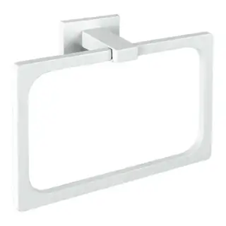 Colombo Look Полотенцедержатель кольцо 20х14см, цвет: белый матовый