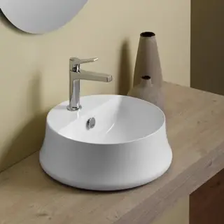 SIMAS Sharp Раковина 42 см, 1 отв., цвет: белый