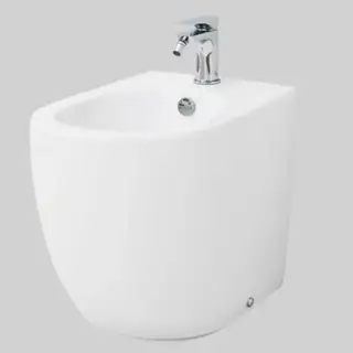 Artceram File 2.0 Биде напольное 37х52 см, 1 отверстие, saniglaze, цвет: белый матовый