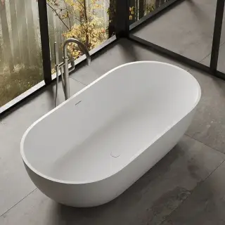 Dea Design Shadow Ванна 165x82xh52см, отдельностоящая, цвет: белый