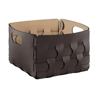 ADJ Корзинка Dubai, 25x25xH20 см., цвет: шоколад/капучино