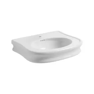 Simas Lante Раковина 70х54х13см., подвесная, с 1 отв., цвет: белый