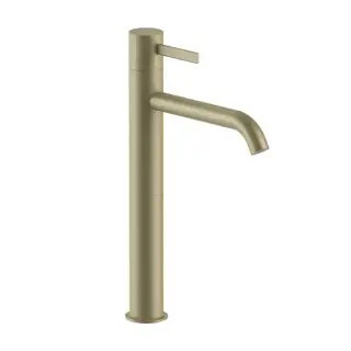 Fantini AF/21 Смеситель для раковины, 1 отв., высокий излив: 18.4 см, цвет: Matt British Gold PVD