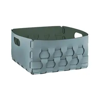 ADJ Корзинка Dubai, 35x35xH20 см., цвет: небесный/эвкалипт