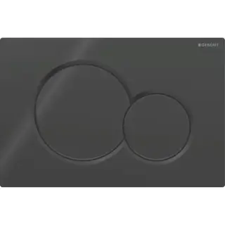 Geberit Sigma01 Клавиша для двойного смыва, круглая: Черный