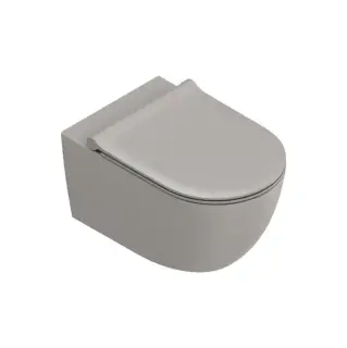 Catalano Sfera Унитаз подвесной 55x35см, безободковый, смыв Tornado, покрытие Twinglaze+, цвет: Tortora Satinato