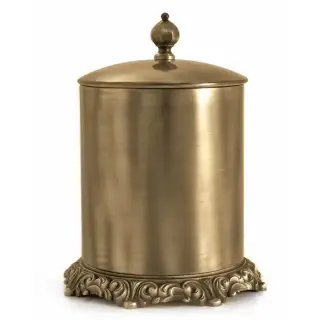 3SC Bally Ведро с крышкой, ручка Zar, цвет: золото 24к. Lucido