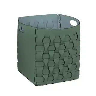 ADJ Корзинка Dubai, 35x35xH40 см., цвет: эвкалипт/небесный