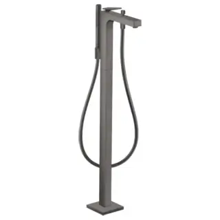 Axor Citterio Смеситель для ванны,напольный, с ручным душем, цвет: шлифованный черный хром