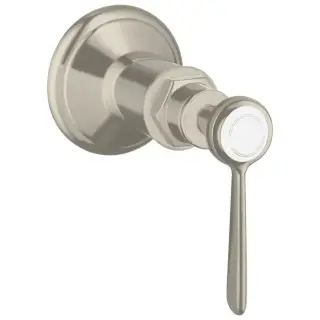 Axor Montreux, Запорный вентиль, с рычаговой рукояткой, СМ, цвет: никель шлифованный