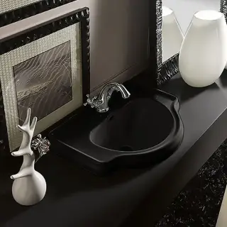 Kerasan Retro Раковина 62х45.5 см, 1 отв., цвет: белый