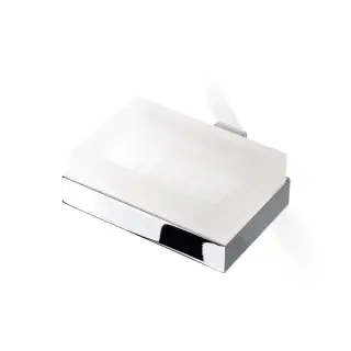 Decor Walther Corner WSS Мыльница подвесная, стекло сатинированное, цвет: хром