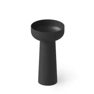Dea Design Pedestal Basin Раковина 48х48х88см., напольная, без отв., Solid Surface, цвет: Black №16