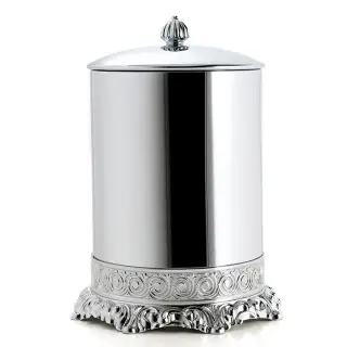 3SC Bally Ведро с крышкой, ручка Piccadilly, цвет: хром