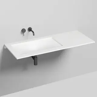 Salini Marea Раковина врезная снизу 70х40х12см., без отв. с переливом, материал: S-Stone, цвет: белый матовый