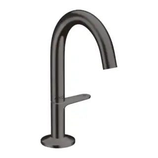 Axor One Смеситель для раковины Sel 140, на 1 отв., с донным клапаном Push-Open, цвет: шлифованный черный хром