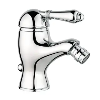 Nicolazzi El Capitan Смеситель для биде, 1 отв., с донным клапаном, излив: 107 мм, цвет: хром