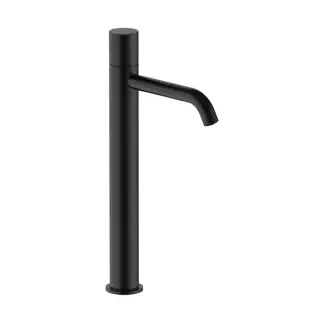 Fantini Nostromo SMALL Смеситель для раковины на 1 отв., высокий излив, цвет: черный матовый