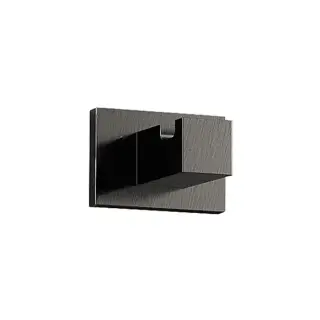 Colombo Look Крючок одинарный LC27, цвет: PVD графит матовый