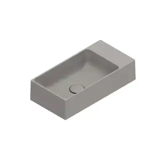 Catalano Premium Раковина 50x25см, без отв., цвет: Tortora Satinato