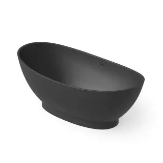 Dea Design Elegant Ванна 155x78x58см., отдельностоящая, Solid Surface, цвет: Black №16