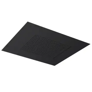 Almar Velvet Rain Верхний душ, встраиваемый, 49,8х49,8см., 2 типа струи, цвет: черный матовый