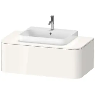 Duravit Happy D.2 Plus Тумба подвесная 100x48х35.4см, с раковиной и 1 ящиком, цвет: белый глянцевый
