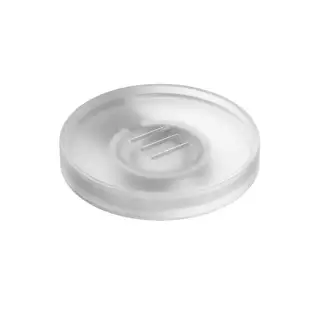 Colombo Mini Мыльница подвесная, цвет: PVD нержавеющая сталь/матовое стекло