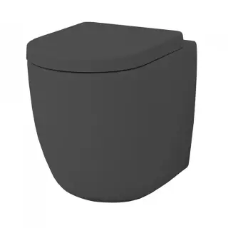 Artceram File Унитаз напольный Rimless 36x52 см, цвет: черный