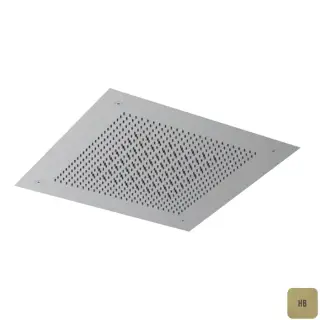 Almar Velvet Rain Верхний душ, встраиваемый, 38х38см., 2 режима, цвет: латунь брашированная PVD