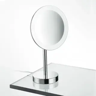 Colombo Complementi Зеркало косметическое, настольное, х3, цвет: хром